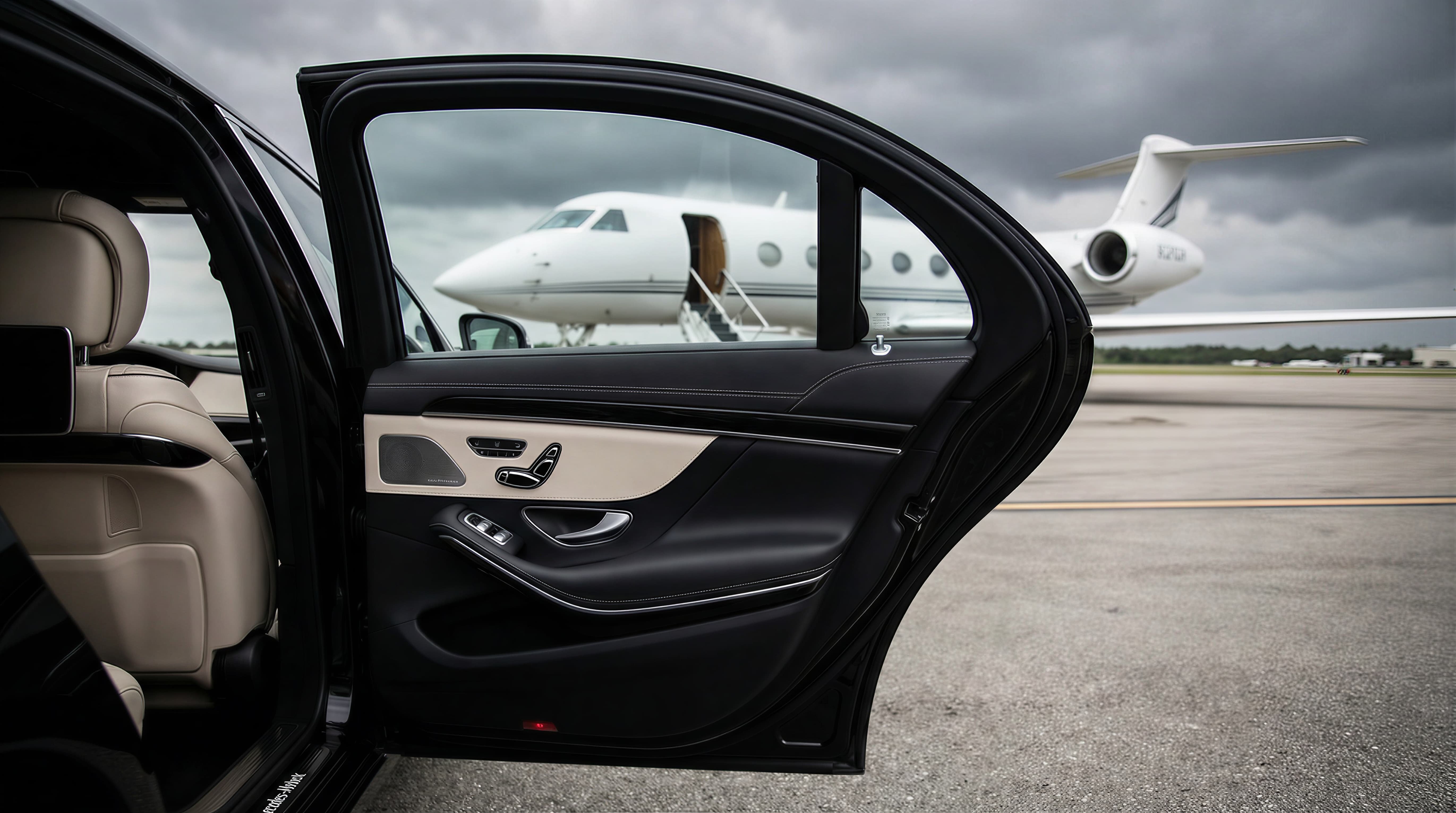 Private jet tarmac transfer